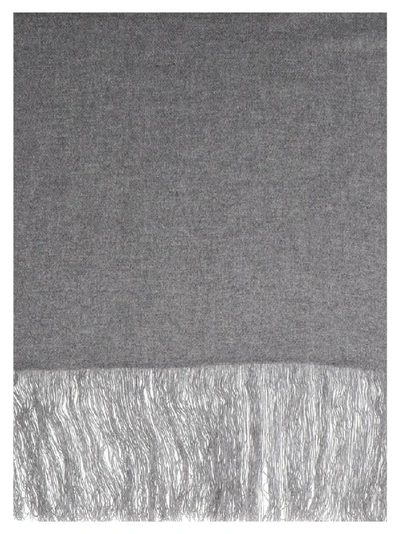 Shop Isabel Marant Carlyn Scarf In Grey