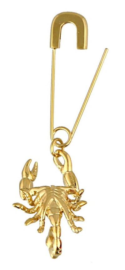 Shop Ambush Scorpion Detail Drop Earring In Gold