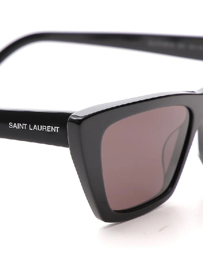 Shop Saint Laurent Eyewear New Wave Sunglasses In Black