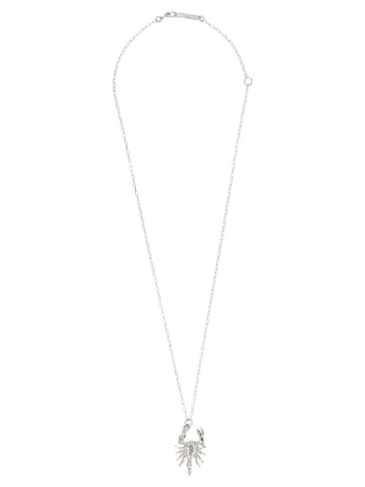 Shop Ambush Scorpion Charm Necklace In Silver