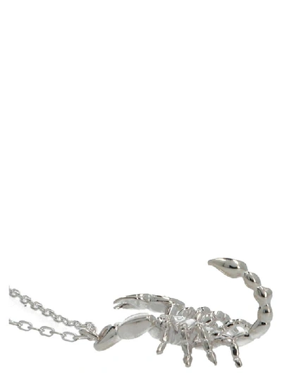 Shop Ambush Scorpion Charm Necklace In Silver