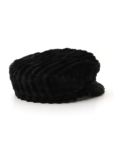 Shop Isabel Marant Evie Ribbed Cap In Black