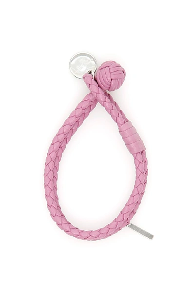 Shop Bottega Veneta Intrecciato Nappa Bracelet In Pink