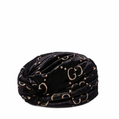 Shop Gucci Gg Wrapped Turban In Multi