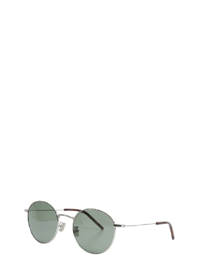 Shop Saint Laurent Eyewear Classic 250 Sunglasses In Silver