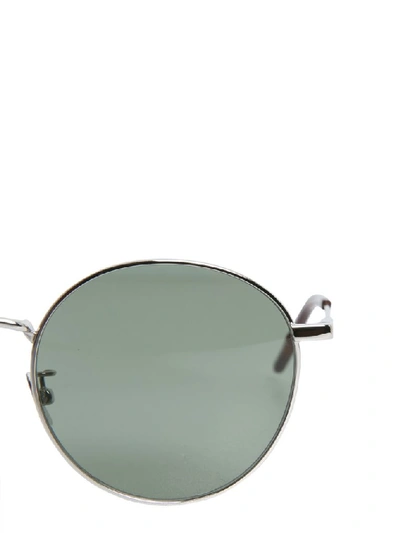 Shop Saint Laurent Eyewear Classic 250 Sunglasses In Silver
