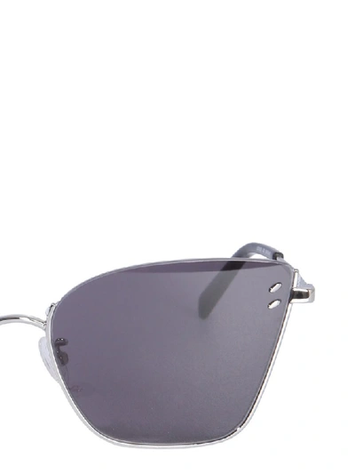 Shop Stella Mccartney Eyewear Cat Eye Sunglasses In Silver