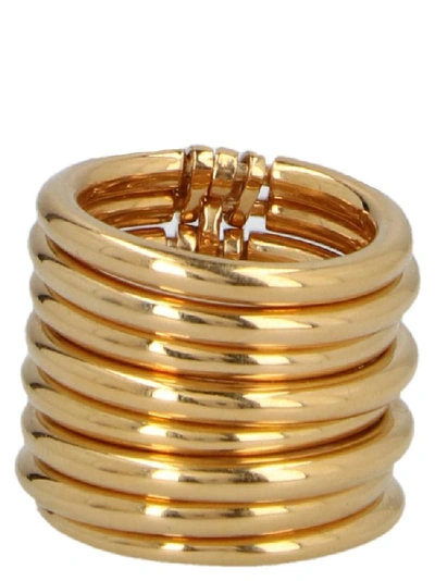 Shop Ambush Multi Layer Ring In Gold