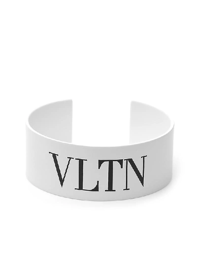 Shop Valentino Garavani Vltn Bracelet In White