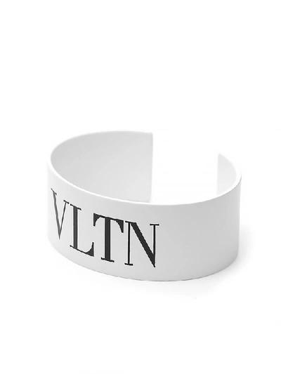 Shop Valentino Garavani Vltn Bracelet In White