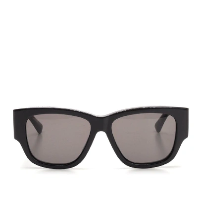 Shop Bottega Veneta Eyewear Round Frames Sunglasses In Black