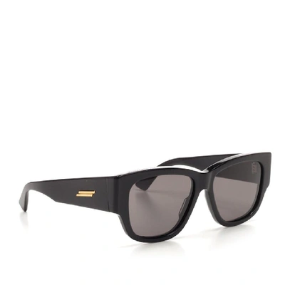 Shop Bottega Veneta Eyewear Round Frames Sunglasses In Black