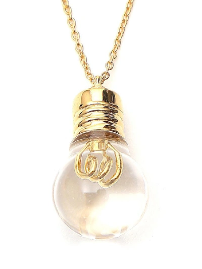 Shop Ambush Light Bulb Pendant Necklace In Gold