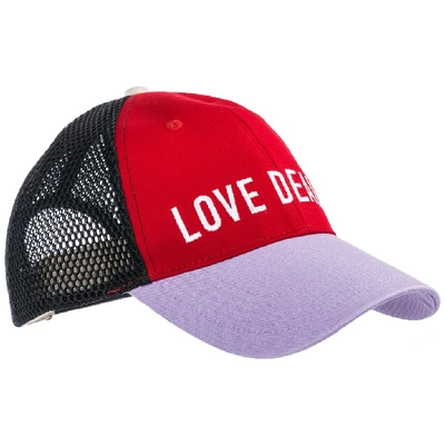 Shop Golden Goose Deluxe Brand Love Dealer Hat In Multi