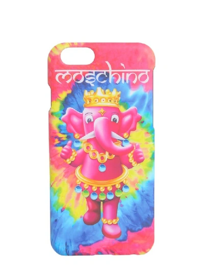 Shop Moschino Elephant Logo Print Iphone 6/6s Case In Pink