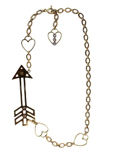 Shop Lanvin Luck Necklace In Gold