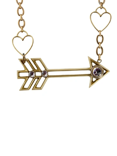 Shop Lanvin Luck Necklace In Gold