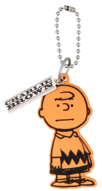 Shop Marc Jacobs Peanuts Graphic Keyring In Orange