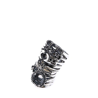 Shop Angostura Bundled Rings In Silver