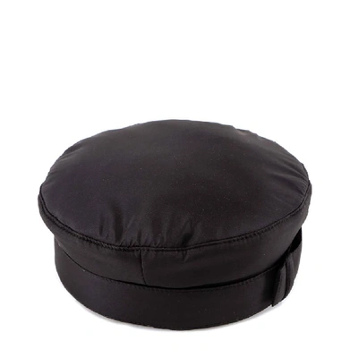 Shop Ruslan Baginskiy Baker Boy Belted Cap In Black
