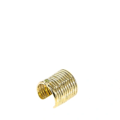 Shop Angostura Jewel Detail Ring In Gold