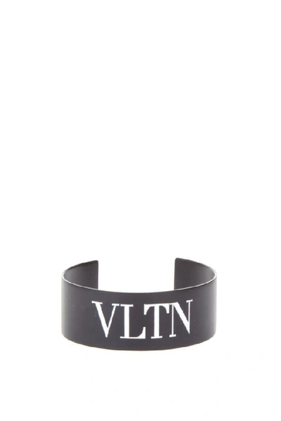 Shop Valentino Garavani Vltn Cuff In Black