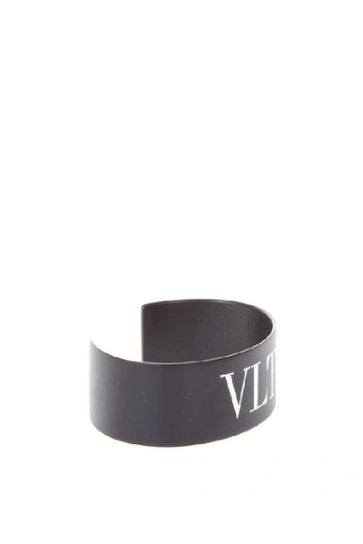 Shop Valentino Garavani Vltn Cuff In Black