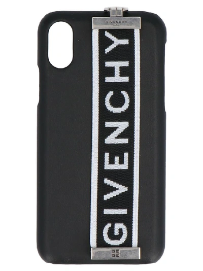 Shop Givenchy Logo Band Iphone X Case In Black