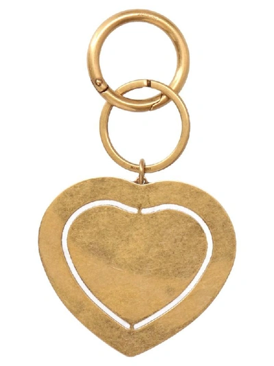 Shop Balenciaga Casino Heart Keyring In Multi