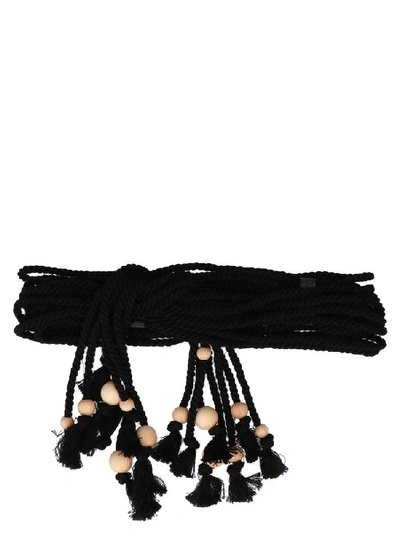 Shop Philosophy Di Lorenzo Serafini Braided Tassel Belt In Black