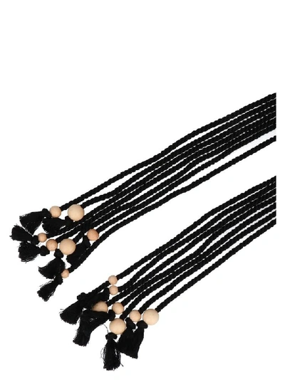 Shop Philosophy Di Lorenzo Serafini Braided Tassel Belt In Black