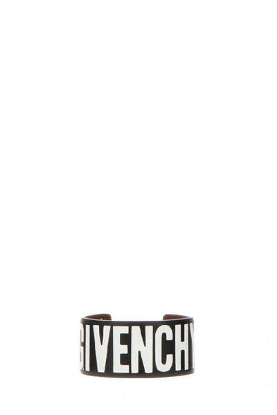 Shop Givenchy Logo Bracelet In Black