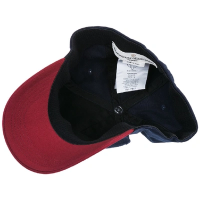 Shop Golden Goose Deluxe Brand Logo Cap In Blue