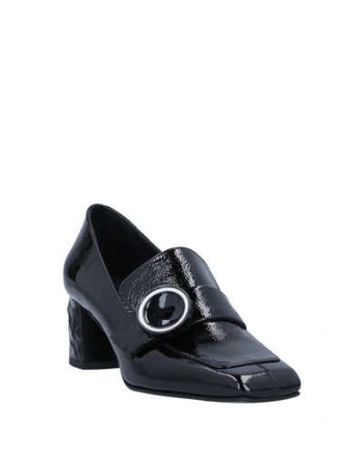 Shop Gianni Marra Loafers In Black