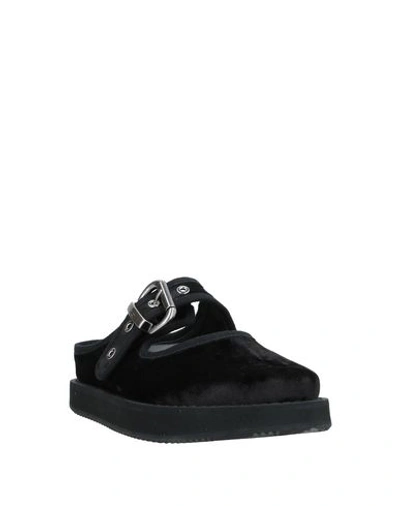 Shop Mm6 Maison Margiela Mules In Black