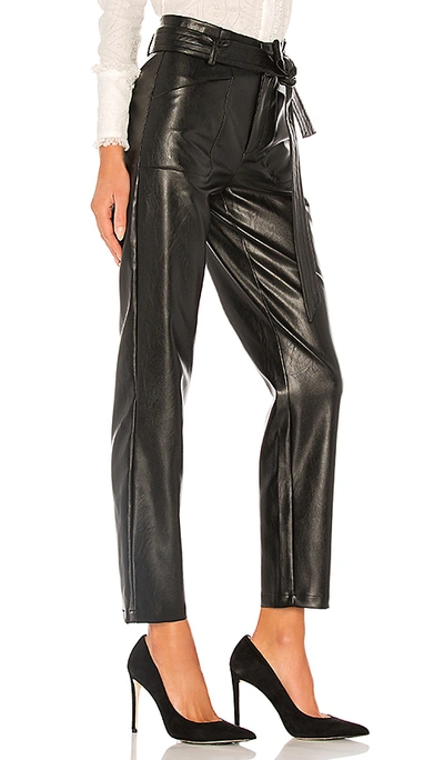 Shop Alexis Castile Vegan Leather Pant In Black.