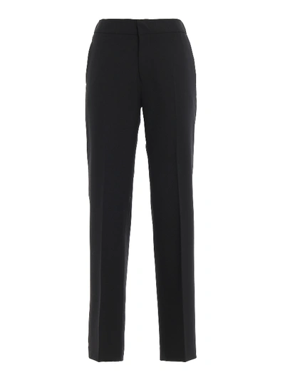 Shop Pt01 Doris Wool Blend Trousers In Black