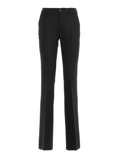 Shop Pt01 Elsa Wool Blend Trousers In Black