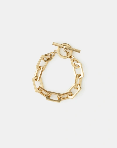 Shop Lafayette 148 Rectangle Link Bracelet In Gold
