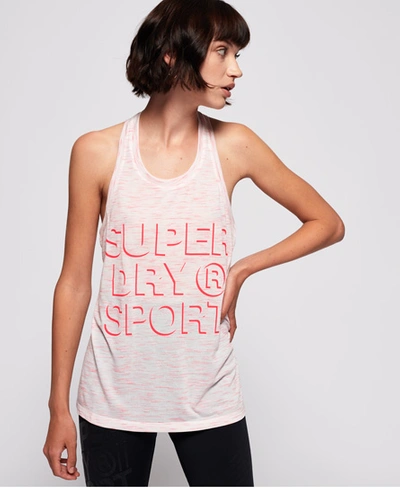 Shop Superdry Core Loose Vest Top In White