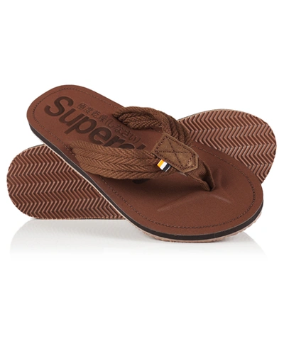 Shop Superdry Cove Sandals In Brown