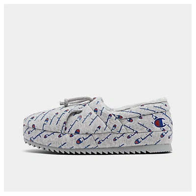 Champion Women's University Script Slippers From Finish Line In Grey |  ModeSens