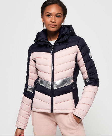 superdry fuji jacket pink