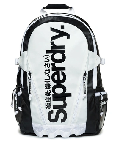 Shop Superdry Mono Tarp Backpack In Black