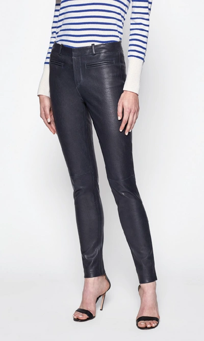 Shop Equipment Sylvanna Leather Front Trouser In Eclipse