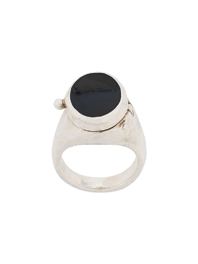 Shop Angostura Signet Pendant Ring In Silver