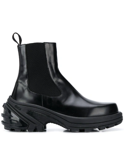 Shop Alyx Platform Ankle Boots In Black