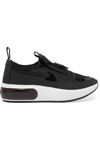 Shop Nike Air Max Dia Winter Ripstop Sneakers In Black