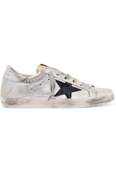 golden goose superstar metallic