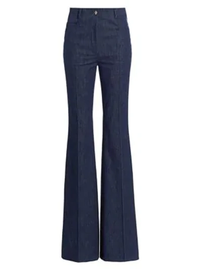 Shop Akris Farid Bootcut Jeans In Denim